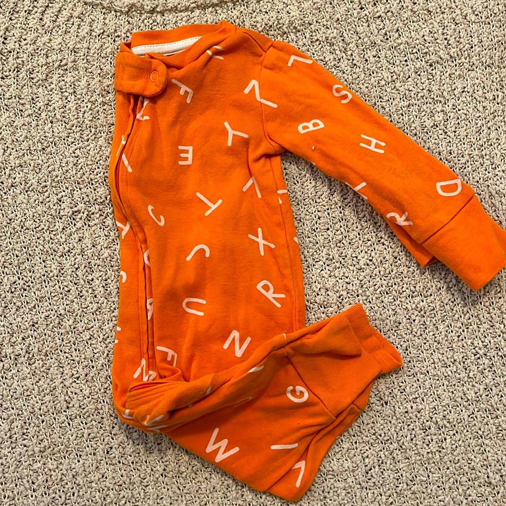 Infant Zipper Pajamas 0-3 Months